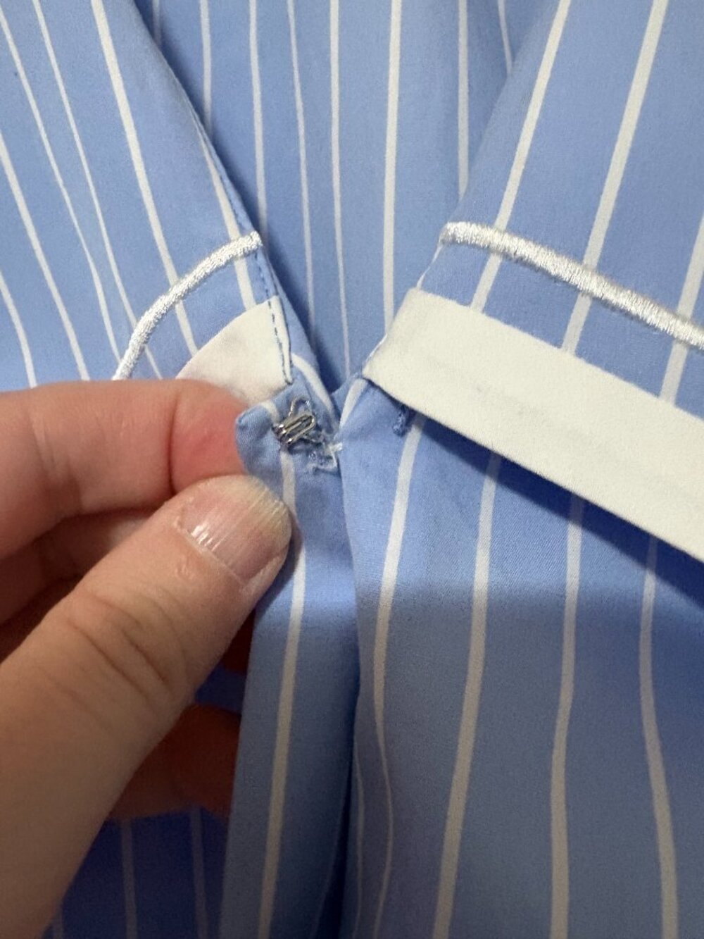 FRAME Stripe Cotton Sailor Button-Up Shirt NWT - Picture 4 of 7